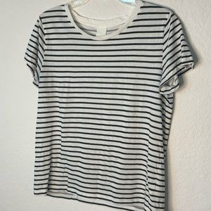HM striped shirt-Navy Stripes | Size S